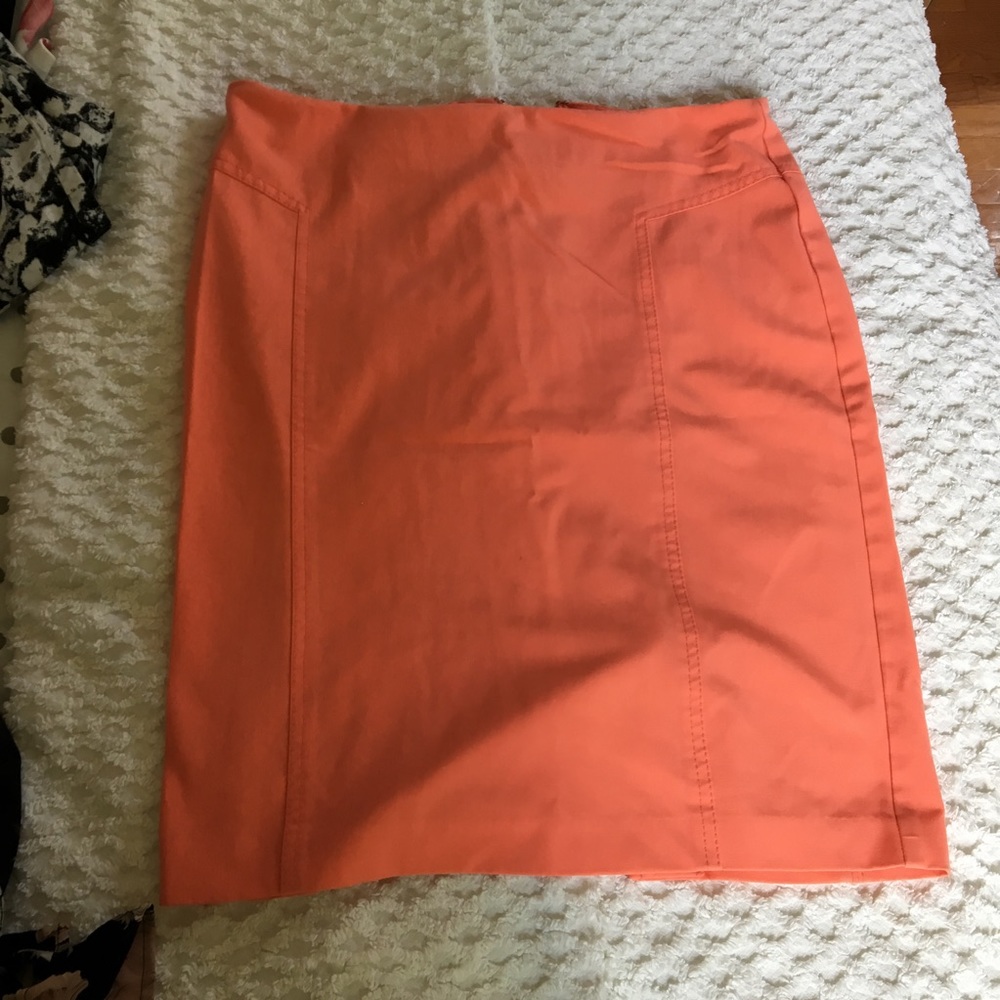 New York & Company coral skirt